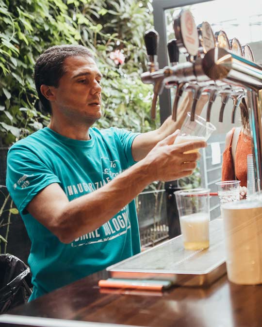 Alberto, collaboratore di Manifattura birre Bologna